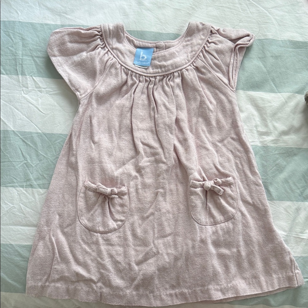 bella bliss Pink Kids Dress